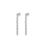 Multi Shaped Vertical Diamond Earrings - HIBA JABER