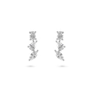 Multi Shaped Vertical Diamond Earrings - Matching Set - HIBA JABER