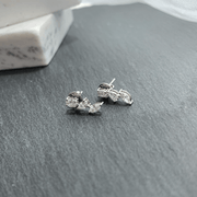 Multi Shaped Vertical Diamond Earrings - Matching Set - HIBA JABER