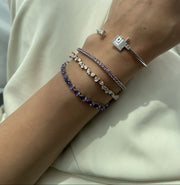 Odd One Out 2.0 Pear Purple Amethyst - HIBA JABER