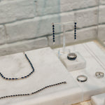 Load image into Gallery viewer, Odd One Out Bracelet 2.0 | Blue Sapphires - HIBA JABER
