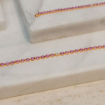 Load image into Gallery viewer, Odd One Out Bracelet 2.0 | Pink Sapphires - HIBA JABER

