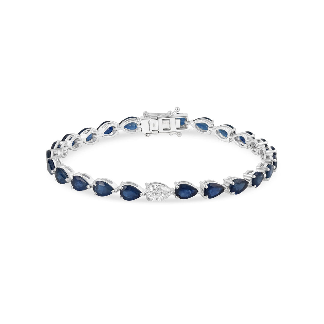 Odd One Out Bracelet 2.0 | Pink Sapphires - HIBA JABER