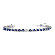 Odd One Out Bracelet | Blue Sapphires - HIBA JABER