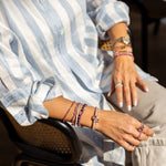 Load image into Gallery viewer, Odd One Out Bracelet | Oval Pink Sapphires - HIBA JABER
