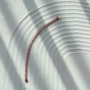 Odd One Out Bracelet | Oval Pink Sapphires - HIBA JABER