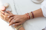 Load image into Gallery viewer, Odd One Out Bracelet | Pink Sapphires - HIBA JABER
