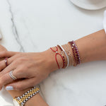 Load image into Gallery viewer, Odd One Out Bracelet | Red Rubies - HIBA JABER
