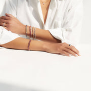 Odd One Out Bracelet | Red Rubies - HIBA JABER