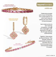 Odd One Out Bracelet - Small | Pink Sapphires - HIBA JABER