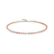 Odd One - Out Choker | Pink Sapphires - HIBA JABER