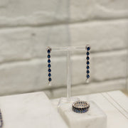 Odd One - Out Earrings 2.0 | Blue Sapphires - HIBA JABER