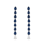 Load image into Gallery viewer, Odd One - Out Earrings 2.0 | Pink Sapphires - HIBA JABER
