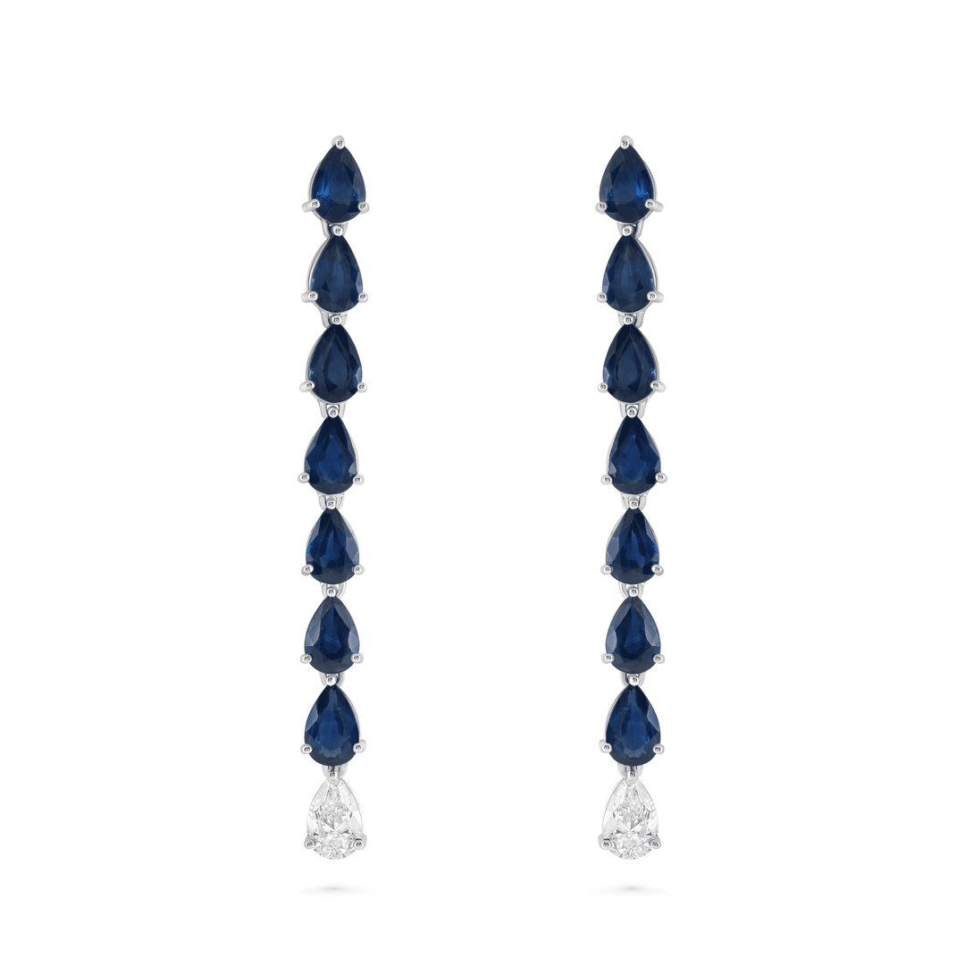 Odd One - Out Earrings 2.0 | Pink Sapphires - HIBA JABER