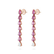Odd One - Out Earrings 2.0 | Pink Sapphires - HIBA JABER