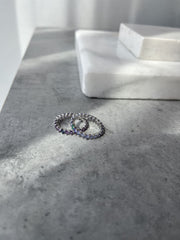Odd One Out Heart Ring / Blue Tanzanite - HIBA JABER