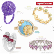 Odd One Out Heart Ring | Pink Sapphires - 4X4 - HIBA JABER