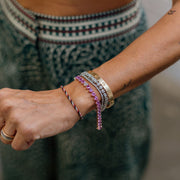 Odd One Out Hearts Bracelet | Pink Sapphires - HIBA JABER