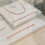 تحميل الصورة في عارض المعرض, Odd One - Out Necklace 2.0 | Pink Sapphires - HIBA JABER
