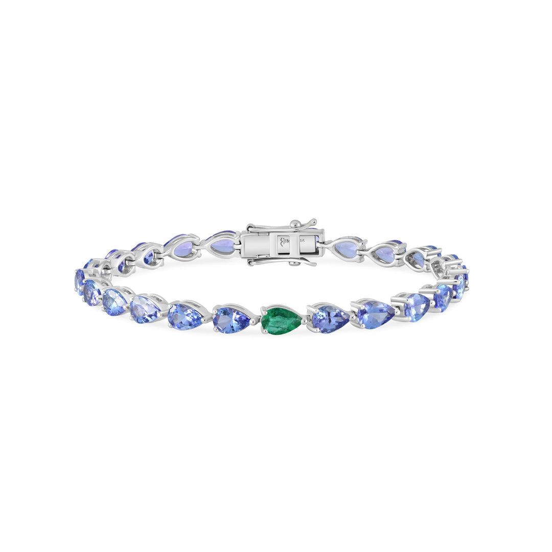 Odd One Out Pear - Blue Tanzanite - HIBA JABER