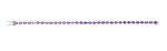 Load image into Gallery viewer, Odd One Out Pear - Purple Amethyst Bracelet - HIBA JABER
