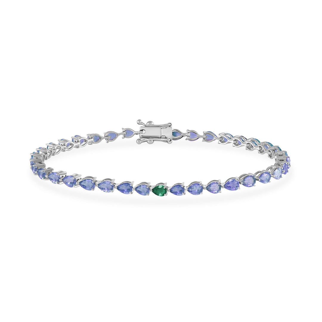Odd One Out Pear/ Small - Blue Tanzanite - HIBA JABER