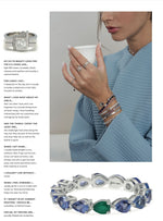 تحميل الصورة في عارض المعرض, Odd One Out Ring/Small - Blue Tanzanite - HIBA JABER
