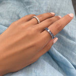 Load image into Gallery viewer, Odd One Out - Two Shapes - Blue Sapphires - HIBA JABER
