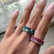 Odd One Out - Two Shapes - Green Emeralds - HIBA JABER