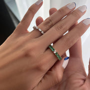 Odd One Out - Two Shapes - Green Emeralds - HIBA JABER