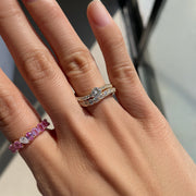 Odd One Out - Two Shapes - Pink Sapphires - HIBA JABER