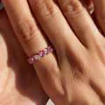 Load image into Gallery viewer, Odd One Out - Two Shapes - Pink Sapphires - HIBA JABER
