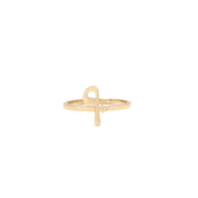 One Letter CLOSED Ring - HIBA JABER