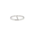 Load image into Gallery viewer, One Letter Ring - with Diamonds - HIBA JABER
