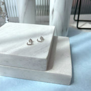 One Letter Stud - Single Piece Rose Gold - HIBA JABER