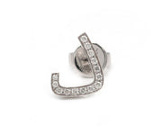 One Letter Stud - Single Piece Rose Gold - HIBA JABER