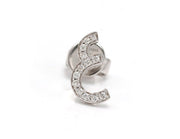 One Letter Stud - Single Piece Rose Gold - HIBA JABER