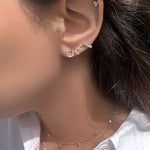 Load image into Gallery viewer, One Letter Stud - Single Piece Yellow Gold - HIBA JABER
