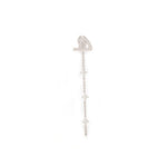 تحميل الصورة في عارض المعرض, One Letter Stud With Hanging Chain - Single Piece - HIBA JABER
