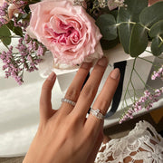 Oval Diamond Eternity Ring - HIBA JABER