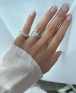 تحميل الصورة في عارض المعرض, Oval Eternity Band / Total 5.4cts - HIBA JABER
