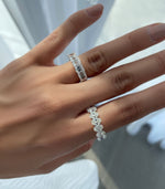 تحميل الصورة في عارض المعرض, Oval Eternity Band / Total 5.4cts - HIBA JABER
