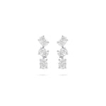 تحميل الصورة في عارض المعرض, Oval Vertical Diamond Earring - HIBA JABER
