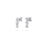 تحميل الصورة في عارض المعرض, Oval Vertical Diamond Earring - HIBA JABER
