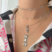 Palestine Necklace - Vertical - HIBA JABER