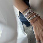 Load image into Gallery viewer, Pear Cut Diamond Tennis Bracelet 