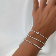 Pear Diamond Bangle - HIBA JABER