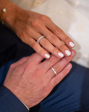 Pear Diamond Eternity Ring - HIBA JABER