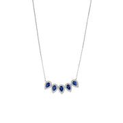 Pear Sapphire Necklace - HIBA JABER