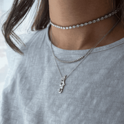 Pear Shape Diamond Choker - HIBA JABER